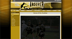 Desktop Screenshot of andoverlacrosse.com