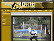 Tablet Screenshot of andoverlacrosse.com